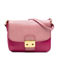Bicolor Goatskin Madras Crossbody