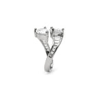 Anillo con Circonita Brillante acabado plata - Darbia