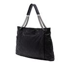 CC Quilted Lambskin Chain Shopping Tote
