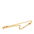 CC Gold Plated Turn Lock Pendant Necklace