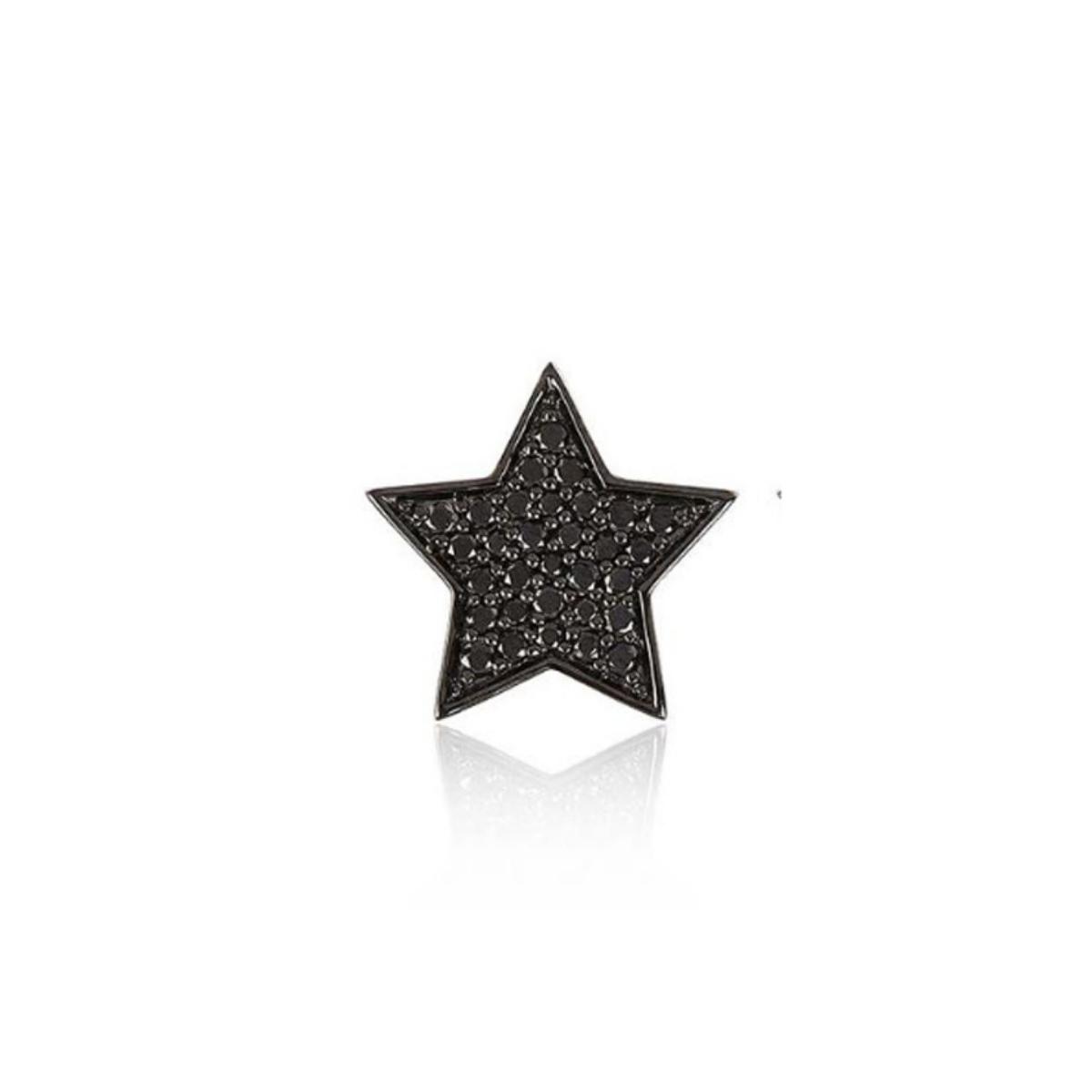 STASIA Star Black Diamond Stud Earring Single By ALINKA Fine Jewellery