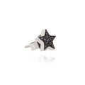 STASIA Star Mini Black Diamond Stud Earring Single By ALINKA Fine Jewellery