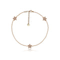 STASIA MINI Triple Star Diamond Anklet By ALINKA Fine Jewellery