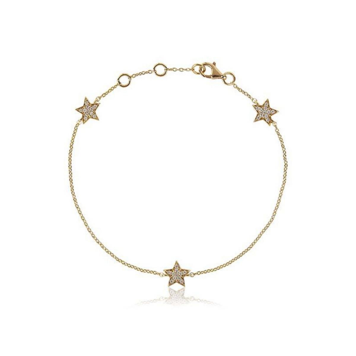 STASIA MINI Triple Star Diamond Bracelet By ALINKA Fine Jewellery