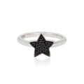 STASIA Single Star Black Diamond Ring By ALINKA Fine Jewellery