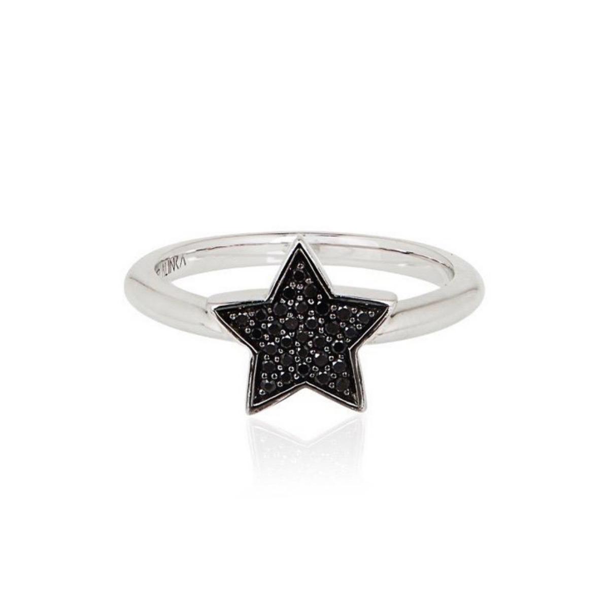 STASIA Single Star Black Diamond Ring By ALINKA Fine Jewellery