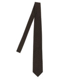 Tom Ford Polka-Dot Mulberry Silk Necktie — Brown