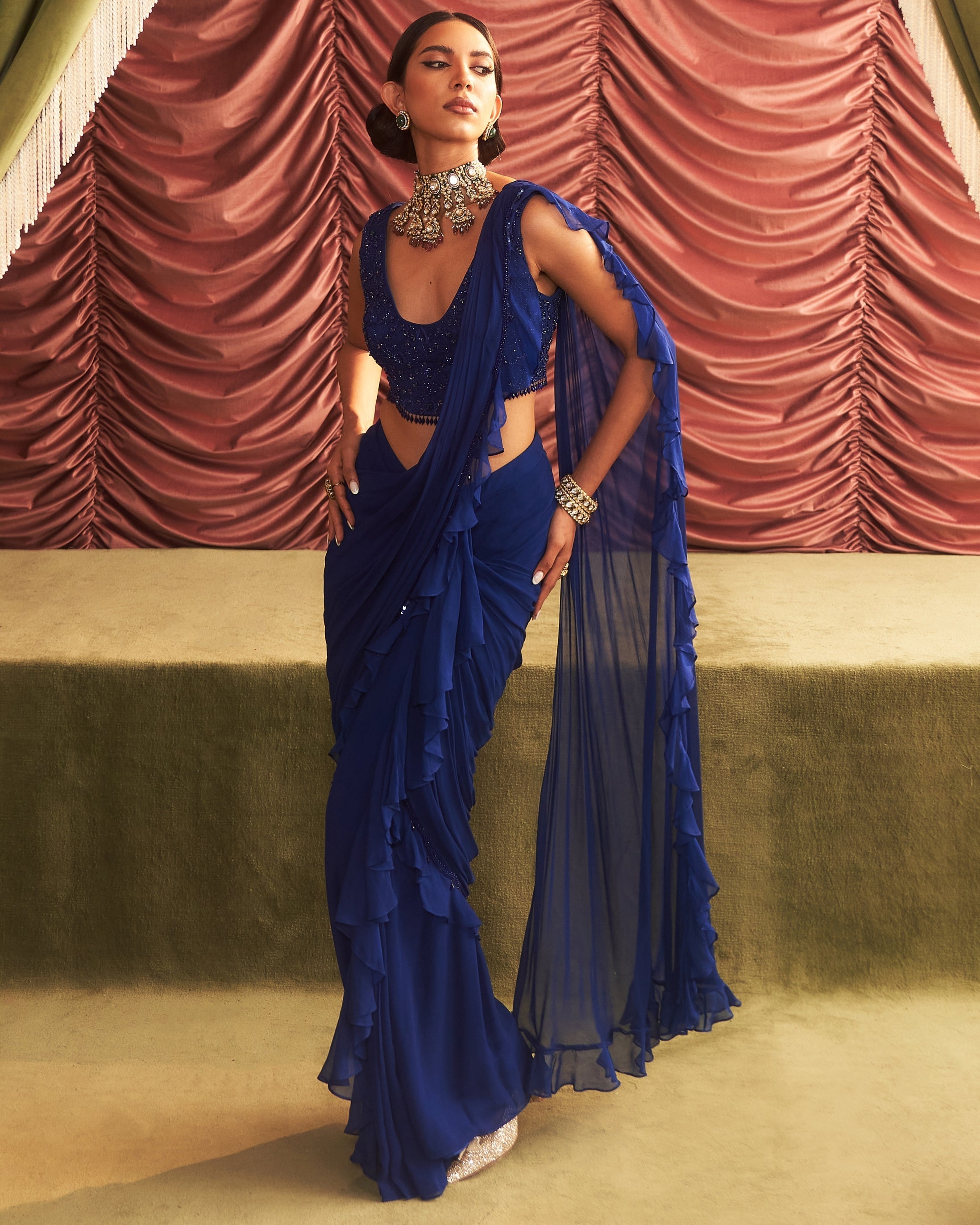 Mallika Concept Sari Set By KYNAH, Luxury Indian Fashion & Bridal Wear