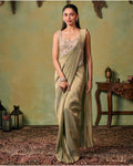 Veda Pre-Draped Sari Set By KYNAH, Luxury Indian Fashion & Bridal Wear
