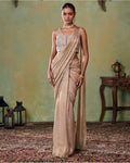 Zoya Pre-Draped Sari Set By KYNAH, Luxury Indian Fashion & Bridal Wear