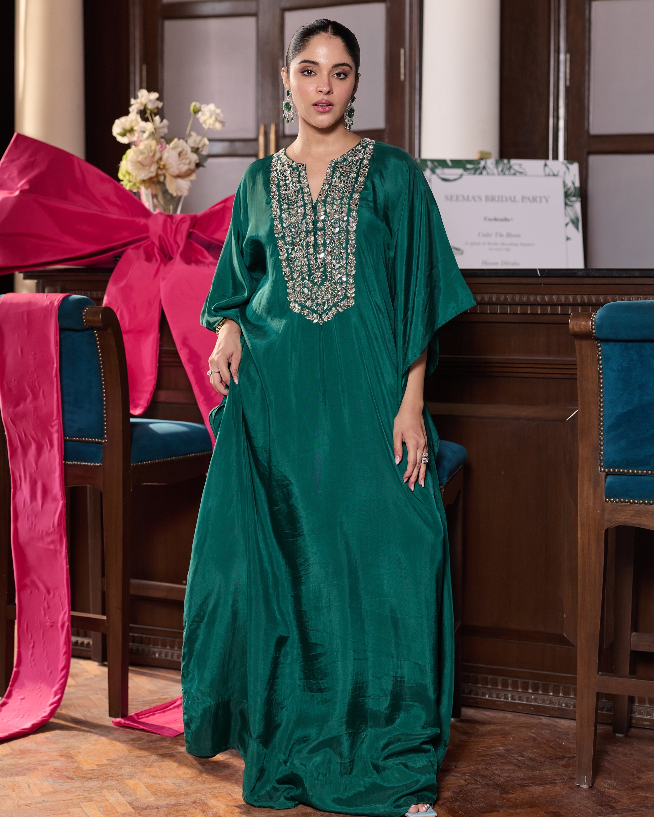 Gunjan Kaftan By KYNAH, Luxury Indian Fashion & Bridal Wear