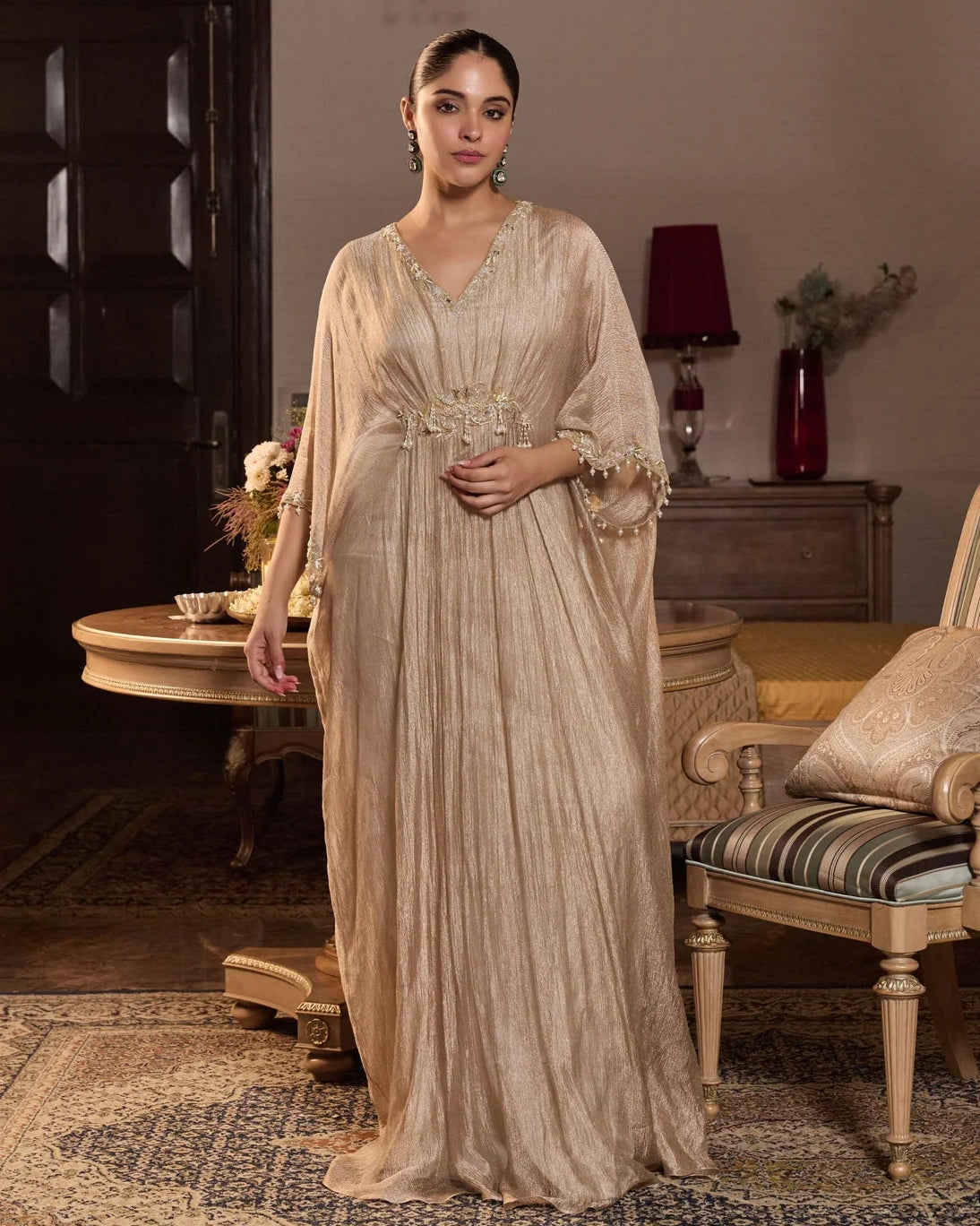 Kriti Kaftan By KYNAH, Luxury Indian Fashion & Bridal Wear