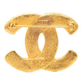 Gold Plated CC Brooch