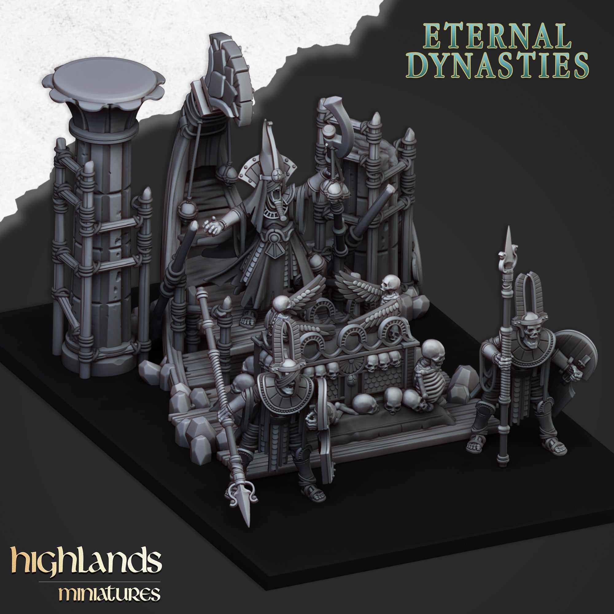 Pharaohs Funeral Ship, Highland Miniatures