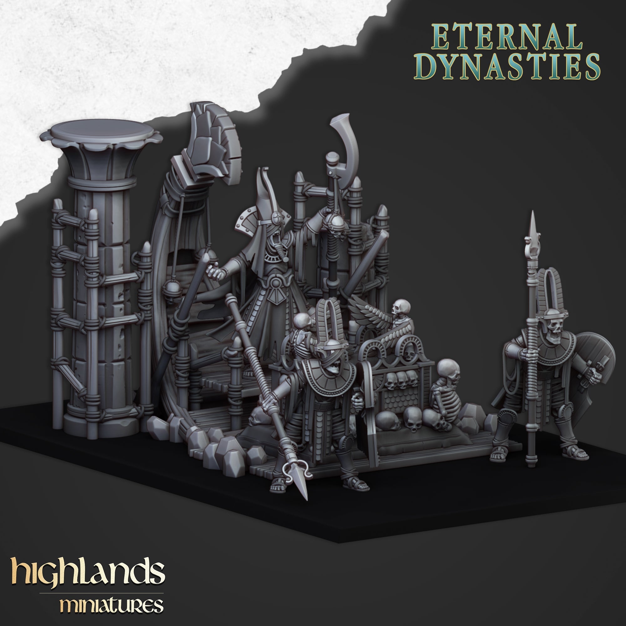 Pharaohs Funeral Ship, Highland Miniatures