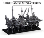 Sunland Troops with spear, Highlands Miniatures
