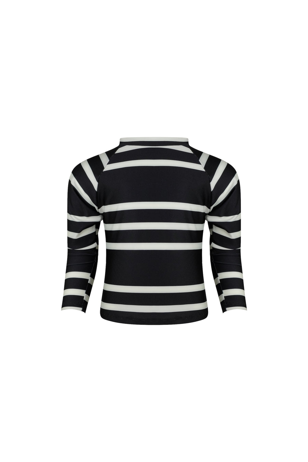 unisex rashguard (black cream stripe)