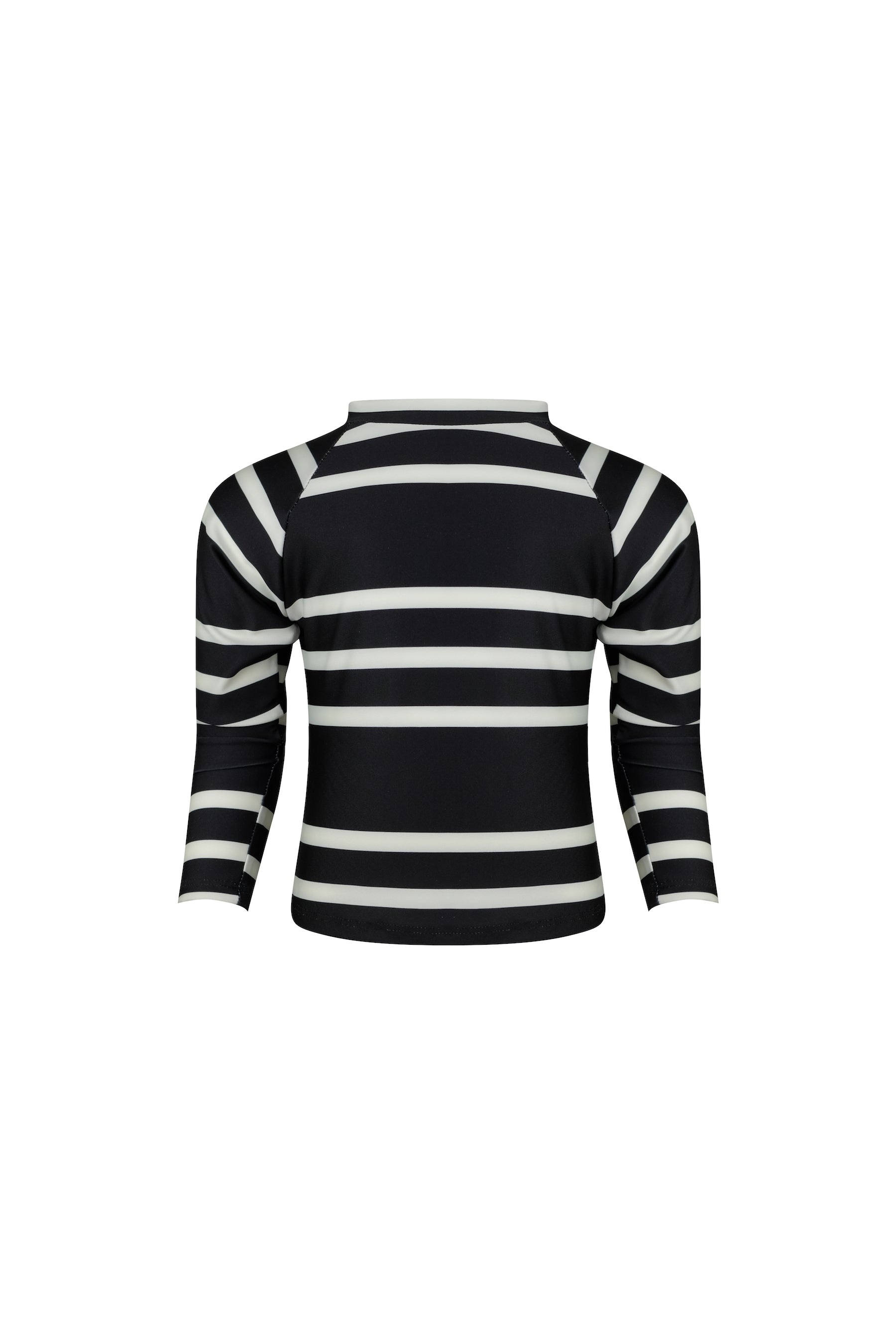 unisex rashguard (black cream stripe)