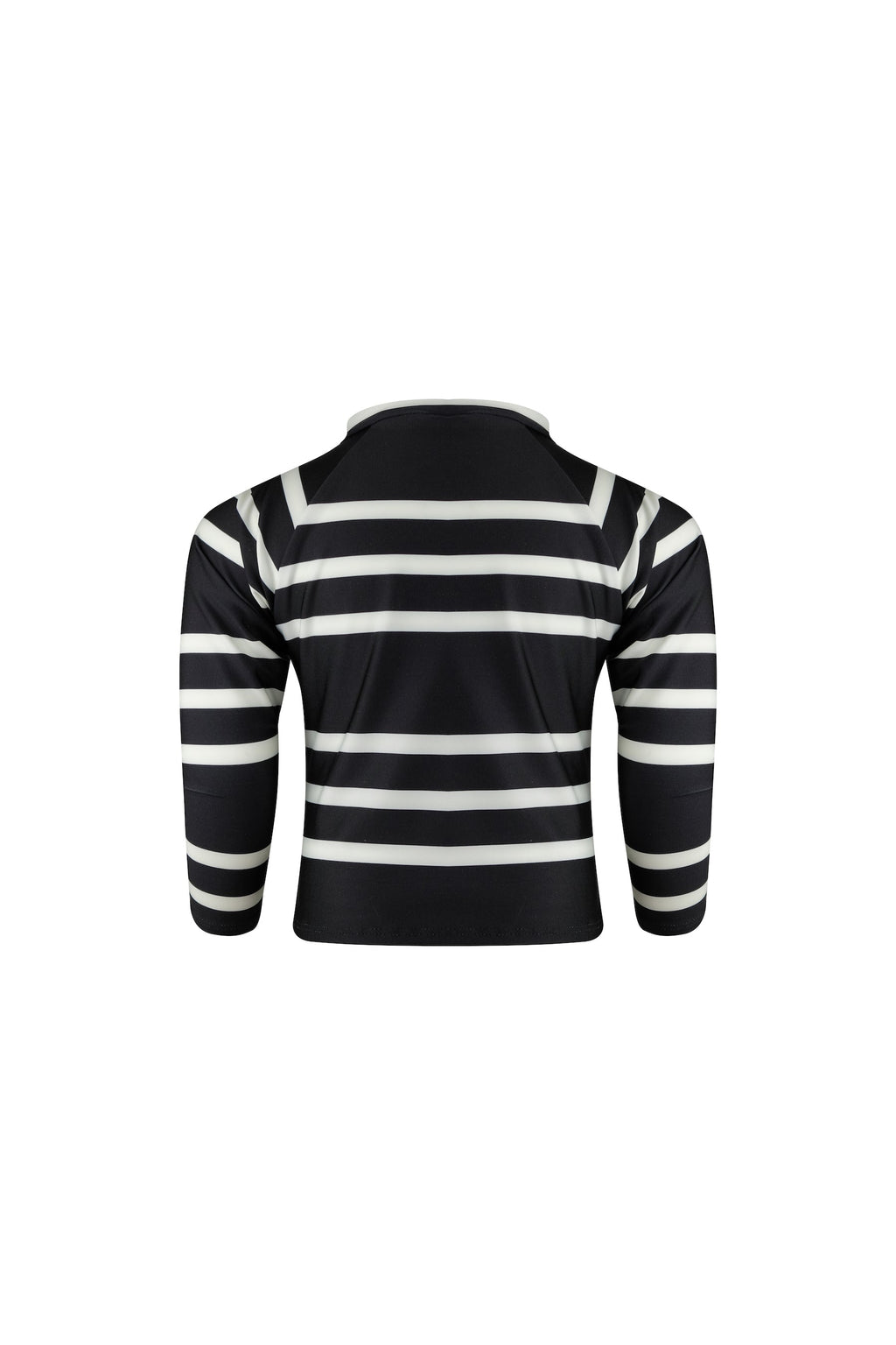 unisex rashguard (black cream stripe)