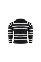 unisex rashguard (black cream stripe)
