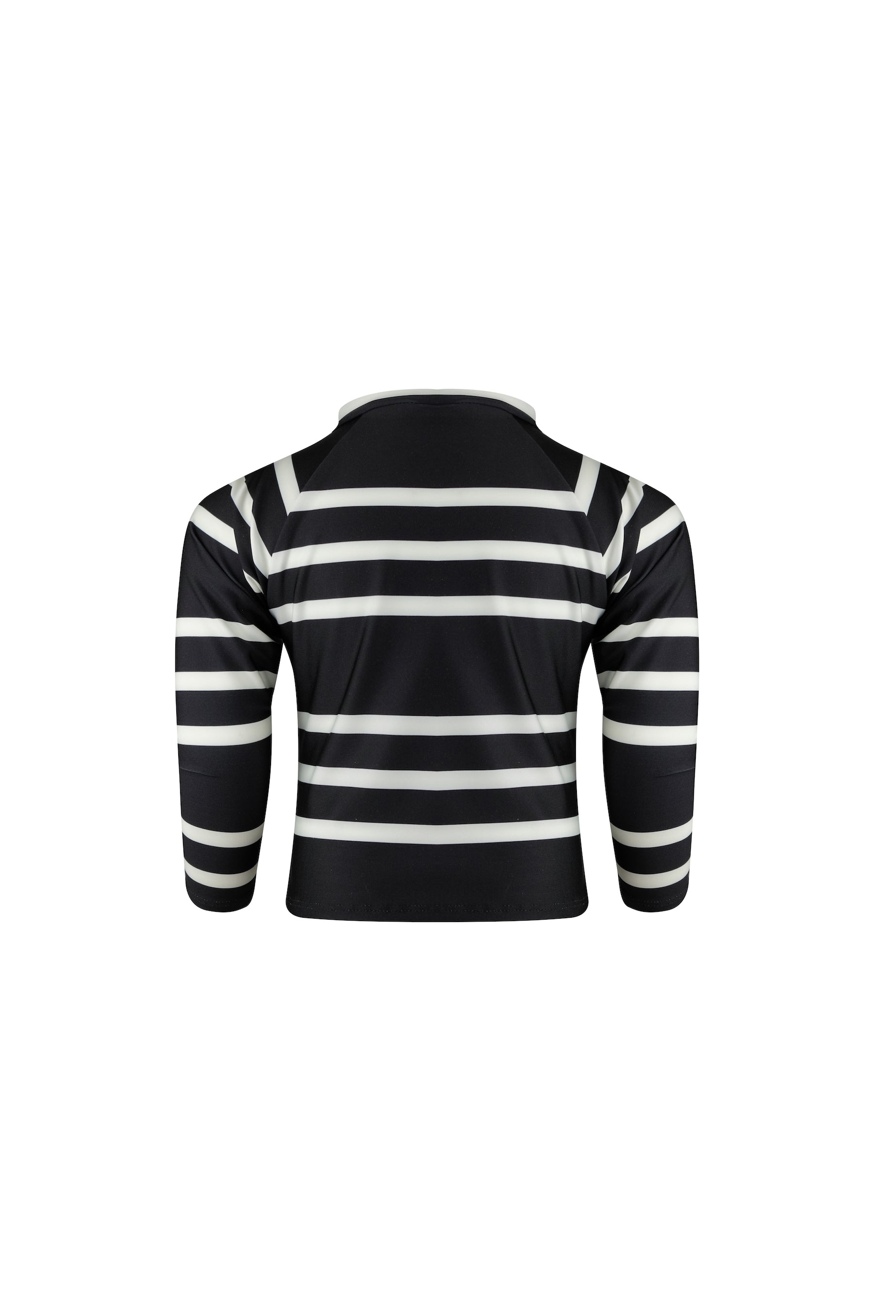 unisex rashguard (black cream stripe)