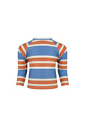 unisex rashguard (camel cream slate stripe)
