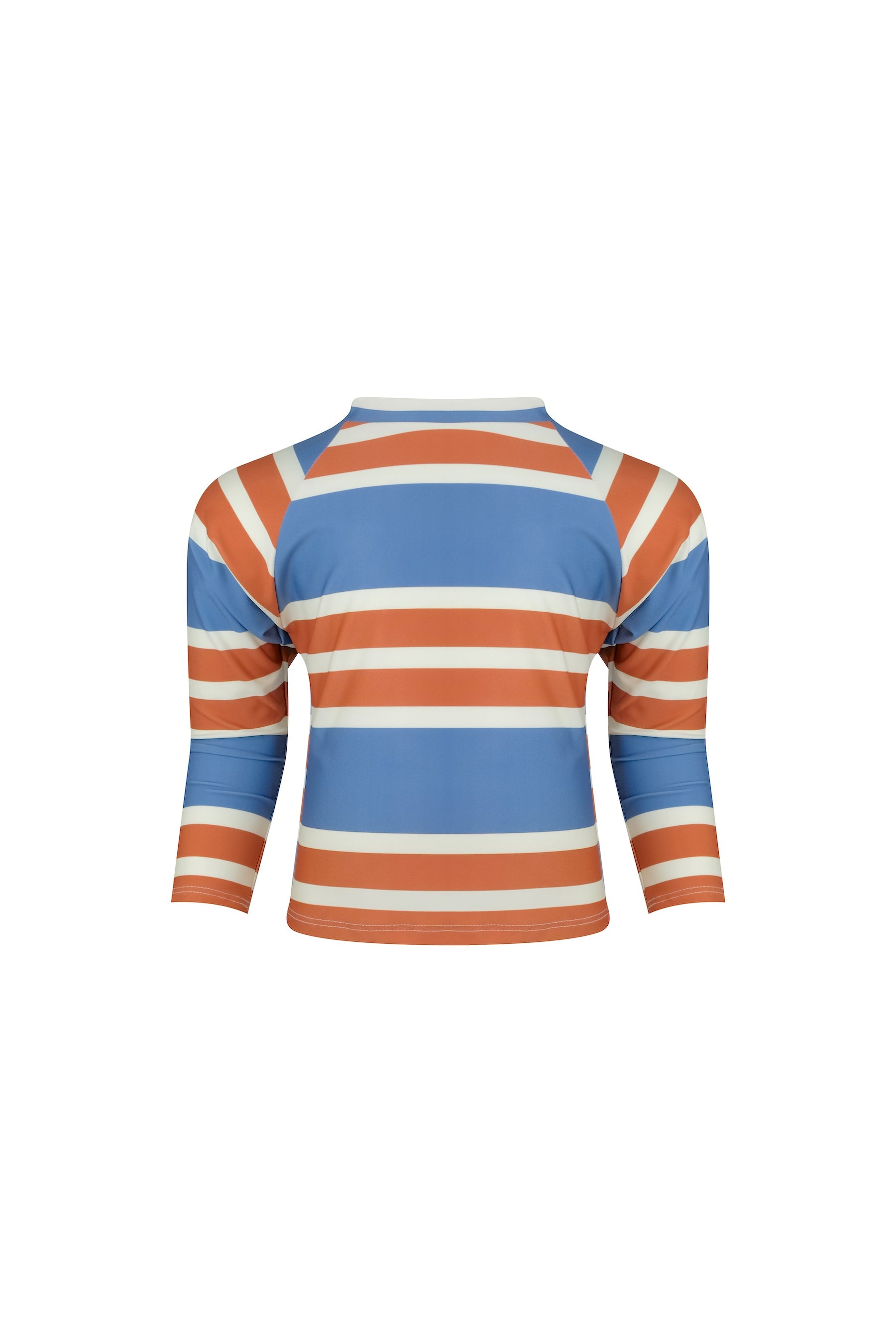 unisex rashguard (camel cream slate stripe)