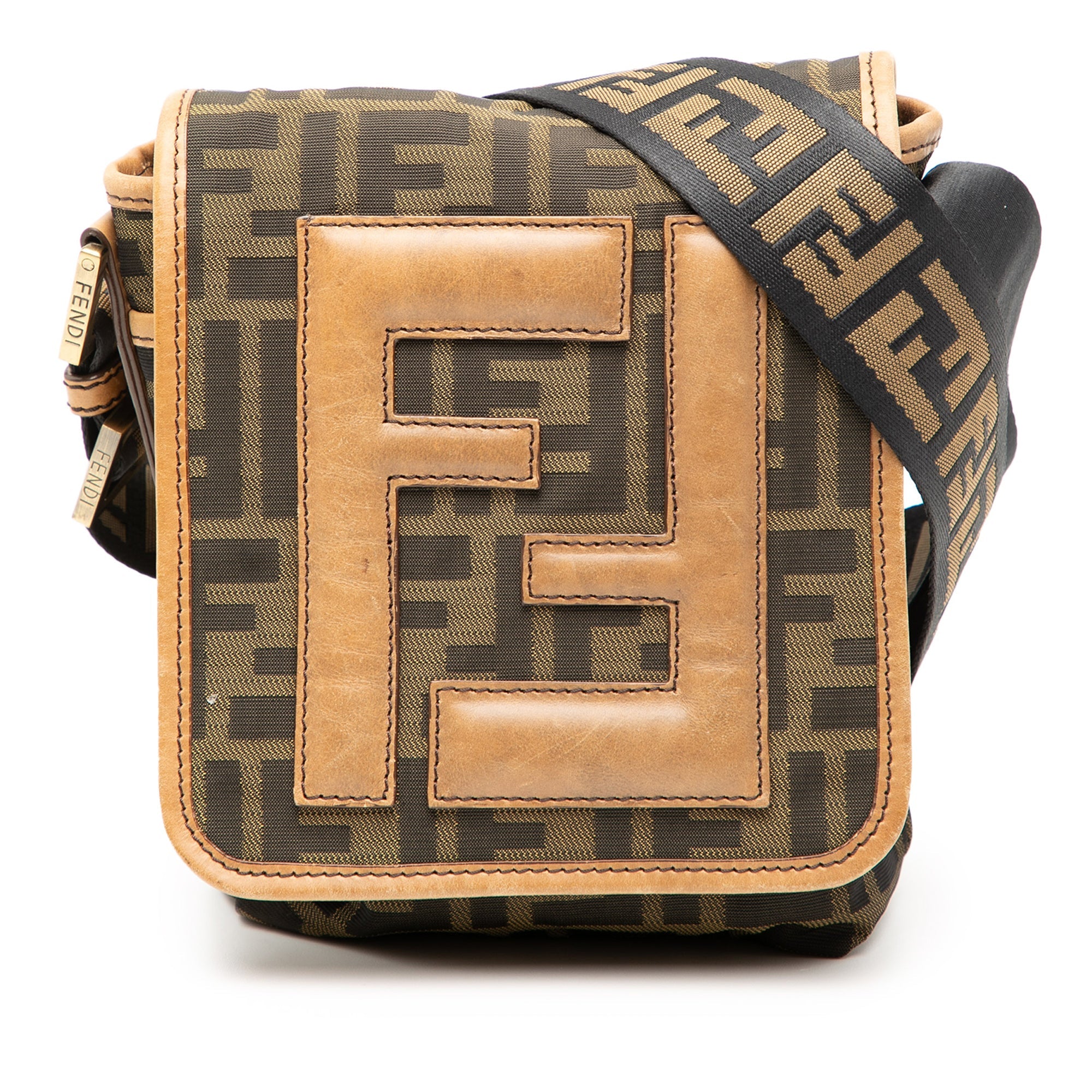 Mini FF Zucca Canvas Crossbody