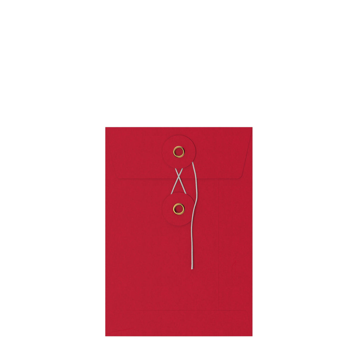 Coloured envelopes with string and washer closure