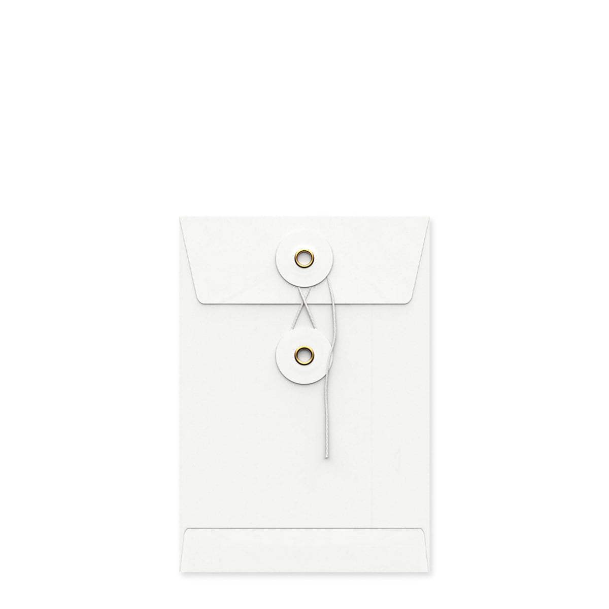 Coloured envelopes with string and washer closure