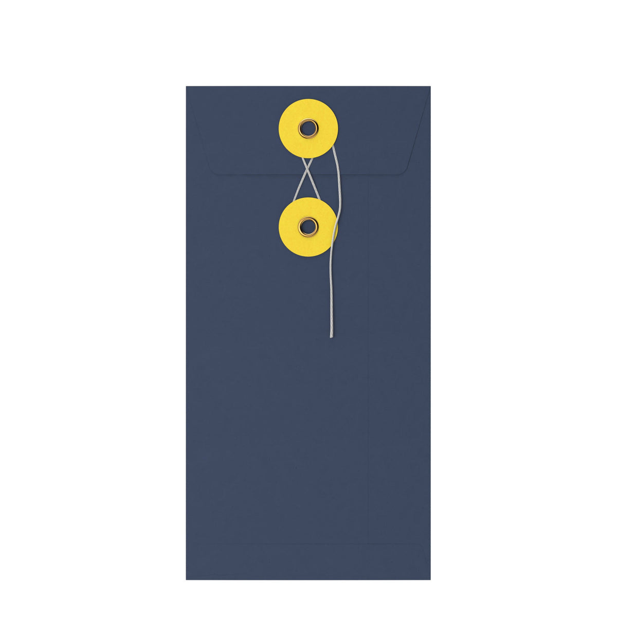 Coloured envelopes with string and washer closure