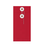 Coloured envelopes with string and washer closure