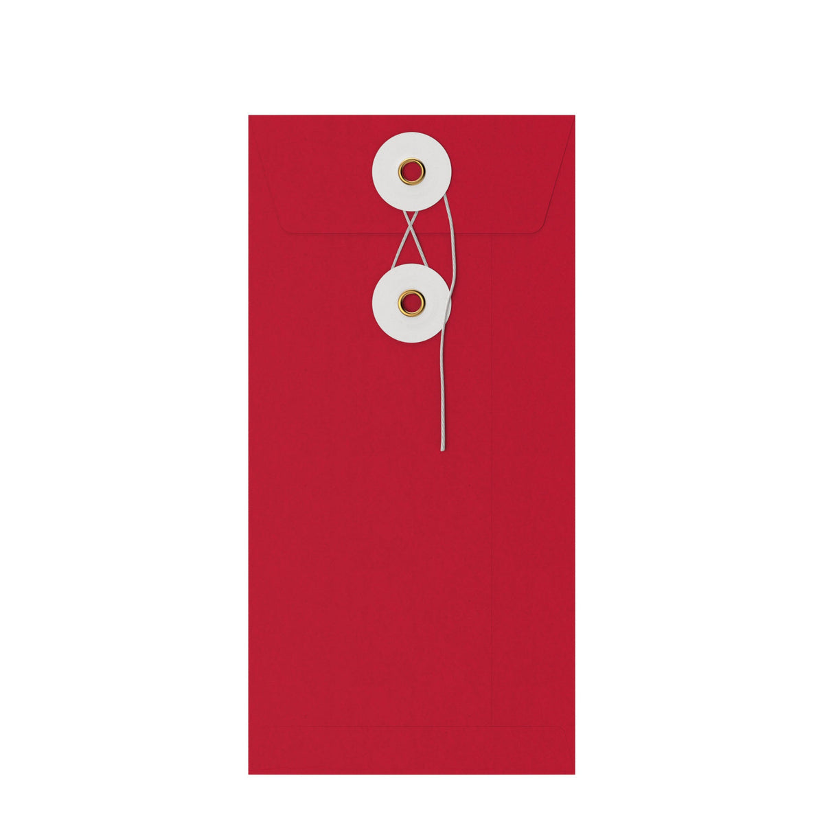 Coloured envelopes with string and washer closure