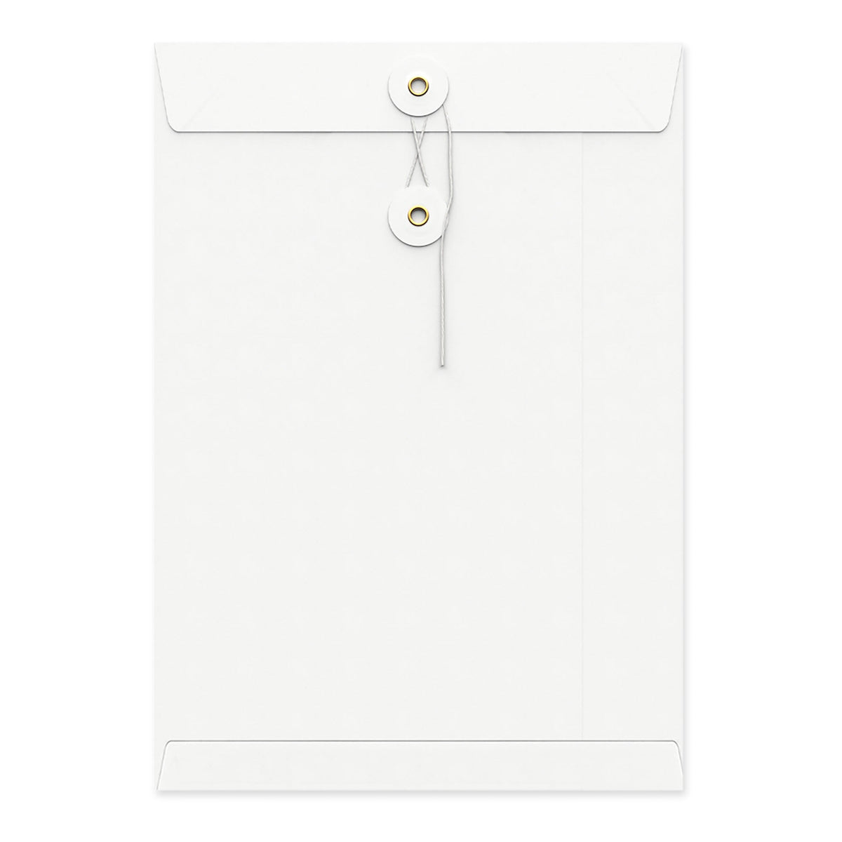 Coloured envelopes with string and washer closure