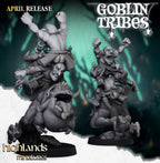 Swamp Goblins Frog Riders, Highlands Miniatures