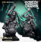 Swamp Goblins Frog Riders, Highlands Miniatures
