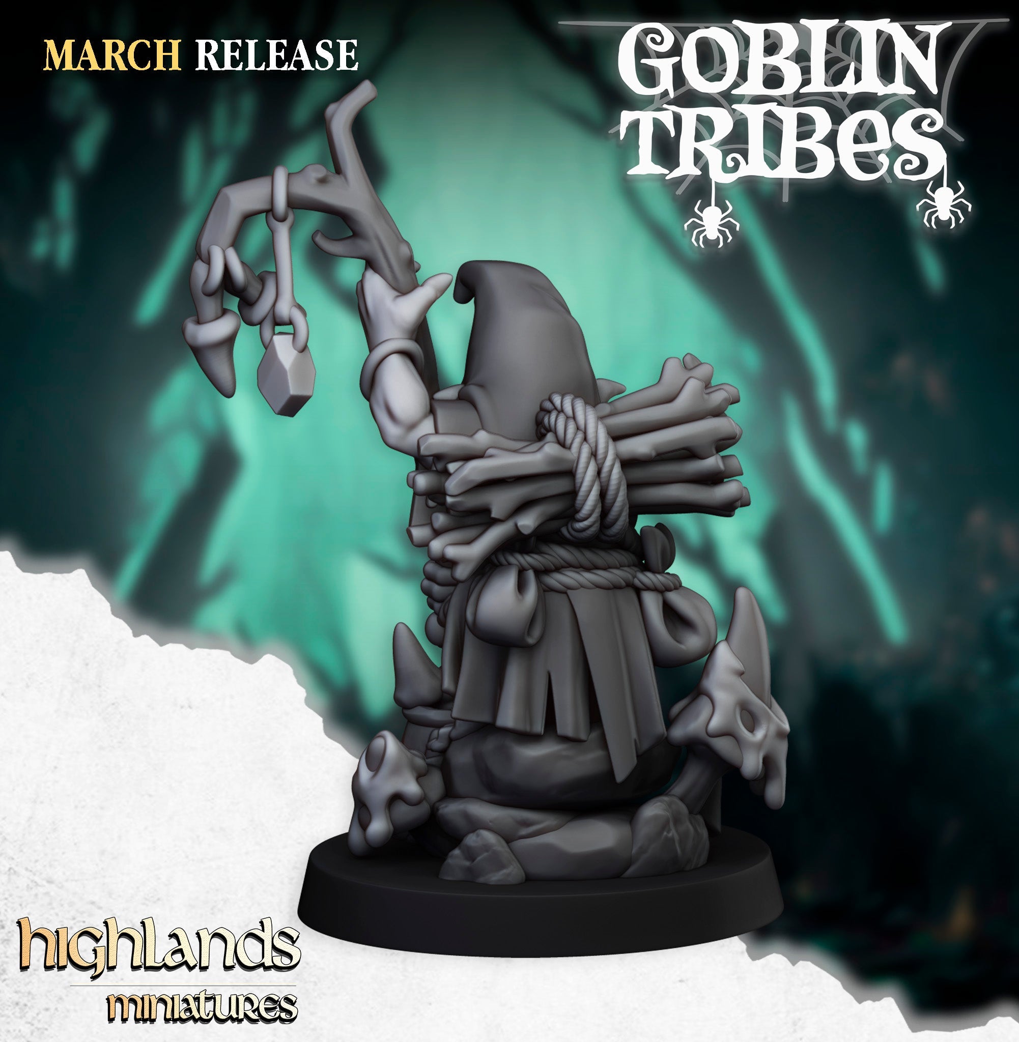 Swamp Goblin Shaman, Highlands Miniatures