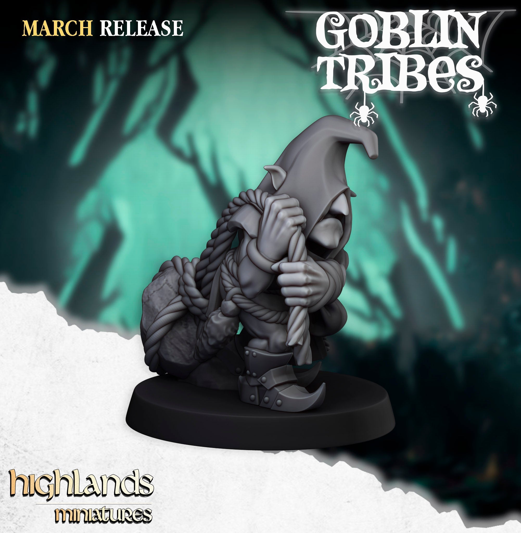 Swamp Goblin Stonethrowers, Highlands Miniatures