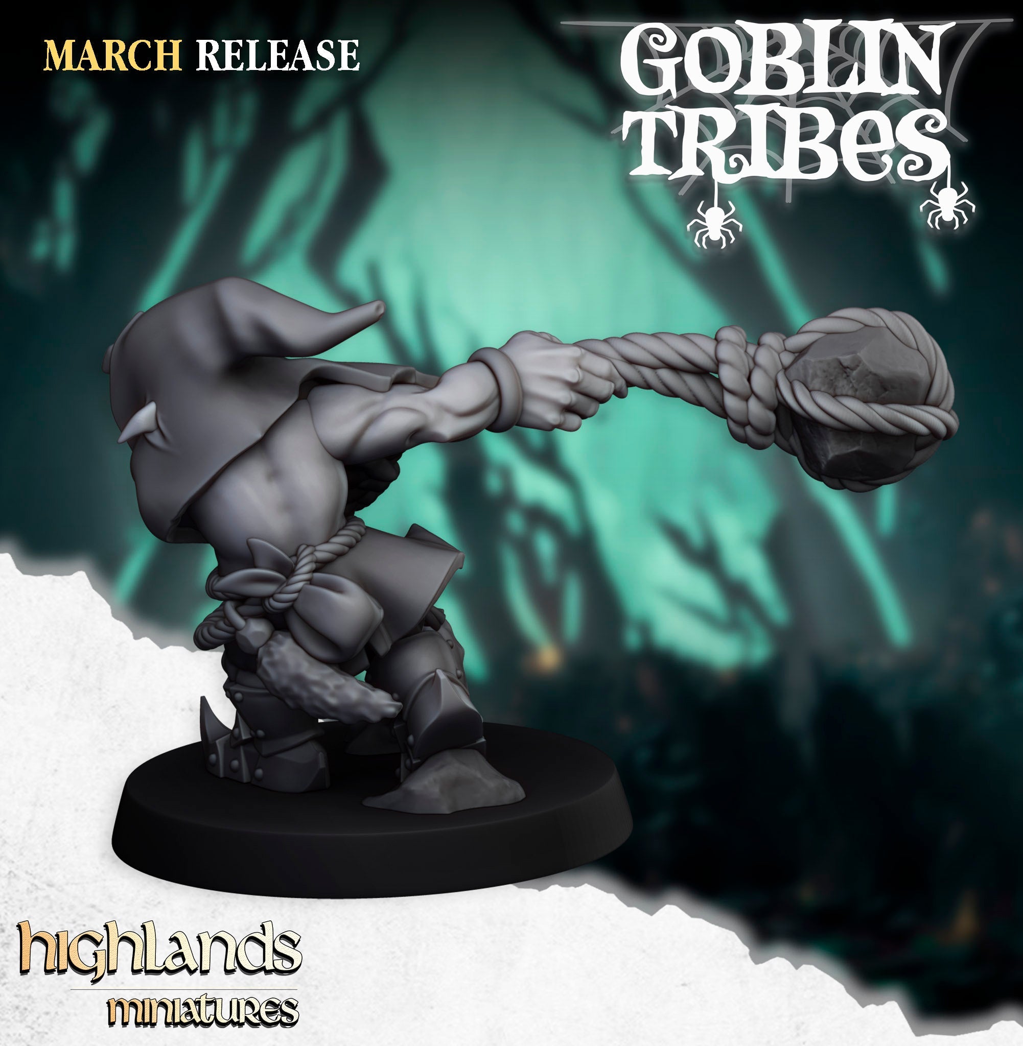 Swamp Goblin Stonethrowers, Highlands Miniatures