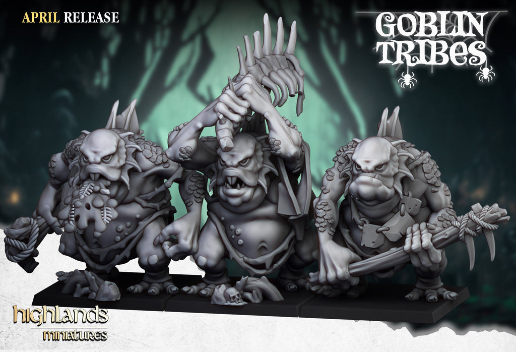 Swamp Trolls, Highlands Miniatures