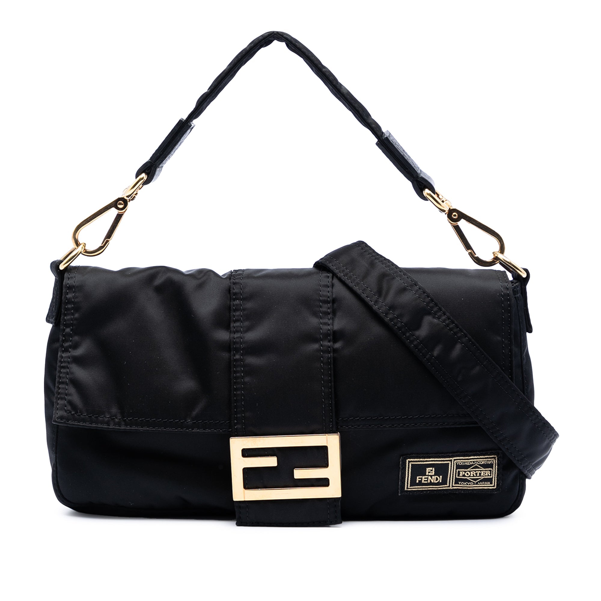 Porter Yoshida Nylon Convertible Baguette Satchel