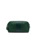 Bicolor Nappa Intrecciato Pouch