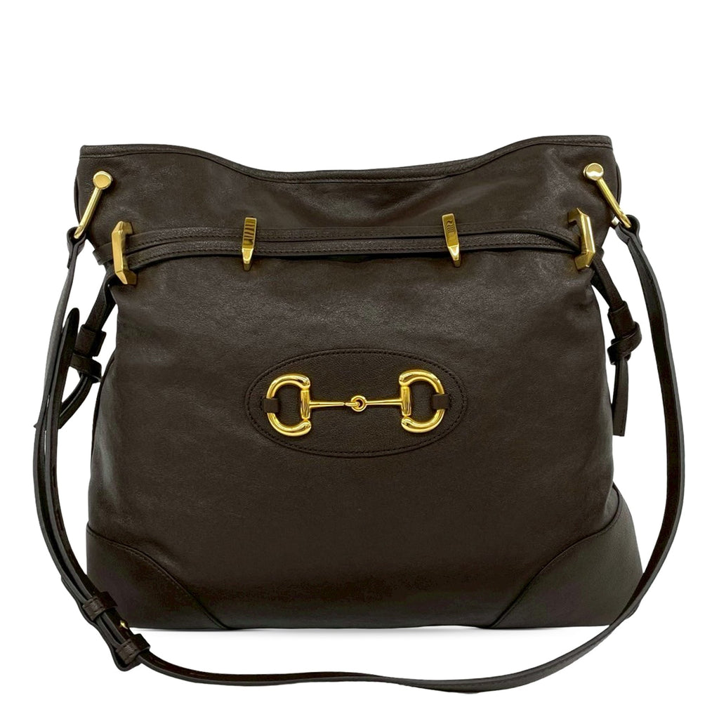 Leather Horsebit 1955 Drawstring Crossbody