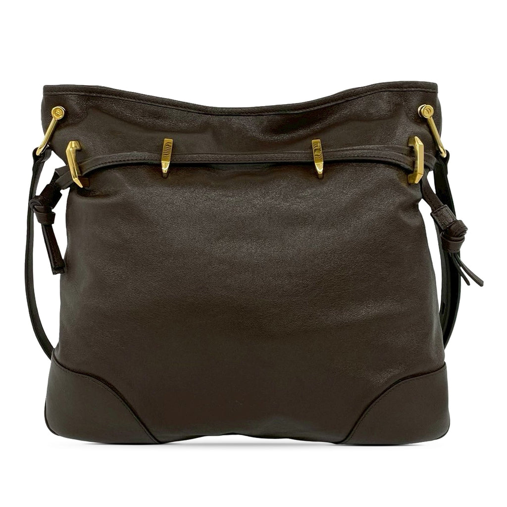 Leather Horsebit 1955 Drawstring Crossbody