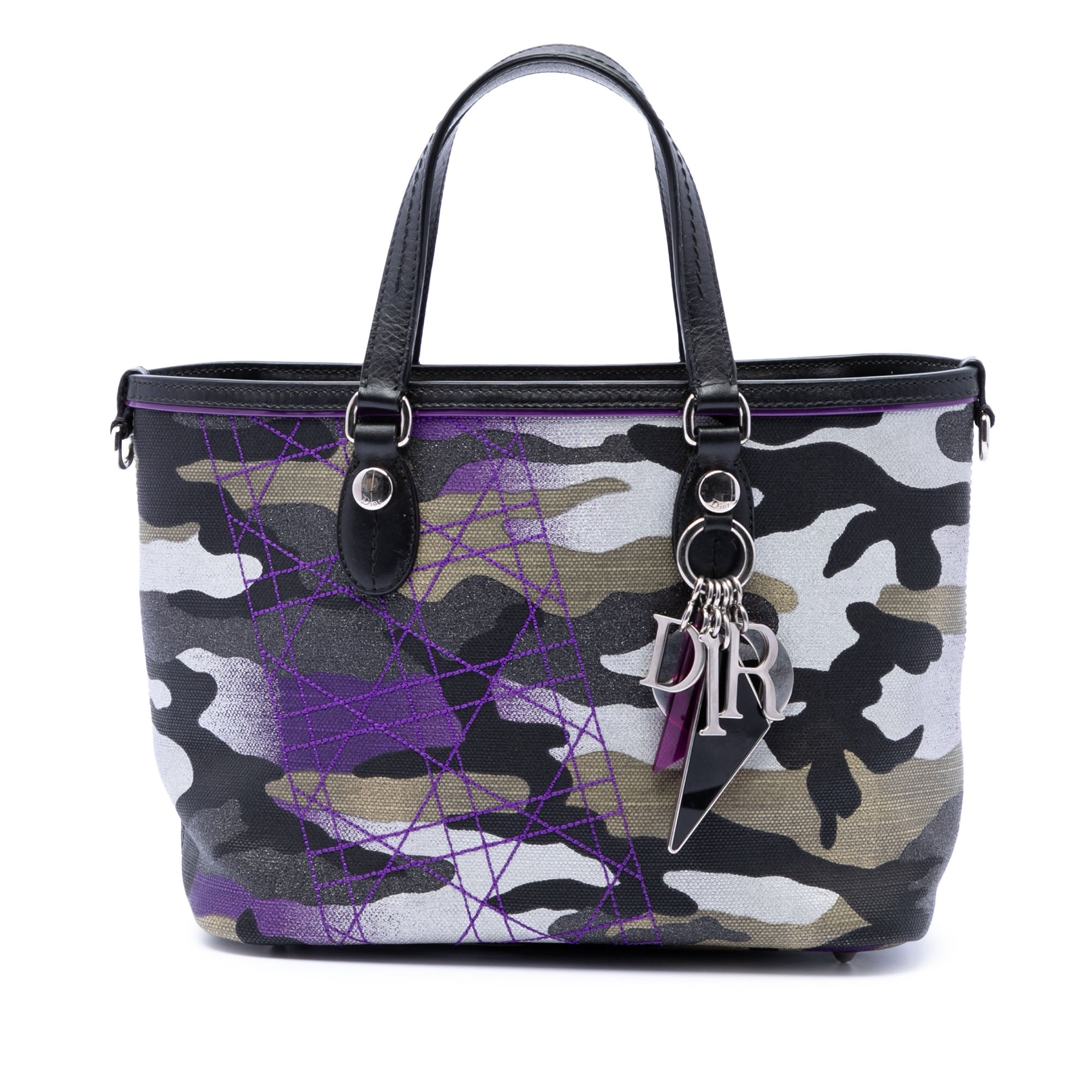 Anselm Reyle Mini Canvas Camouflage Shopping Tote