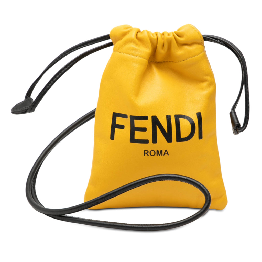 Nappa Logo Neck Phone Pouch
