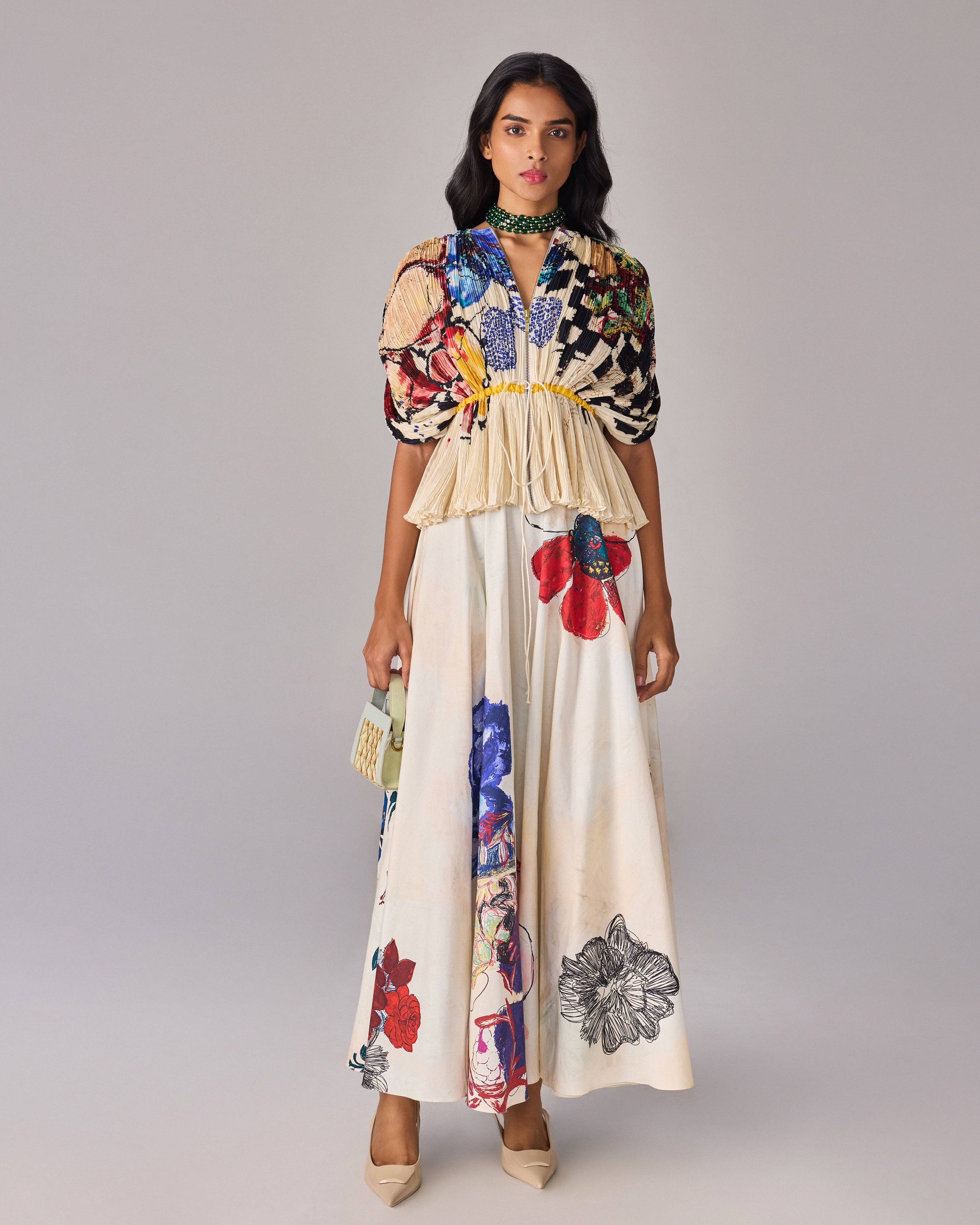 Monica Jane Skirt Set By KYNAH, Luxury Indian Fashion & Bridal Wear