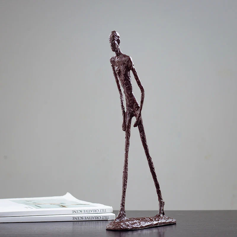ArtZ® Keep Moving Forward Bronze Sculpture - Brown