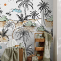Tropical Palm Trees Mural