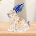 ArtZ® Hoppy Crystal Bunny Sculpture - Blue